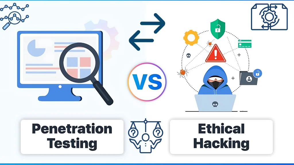 Ethical Hacking vs Penetration Testing