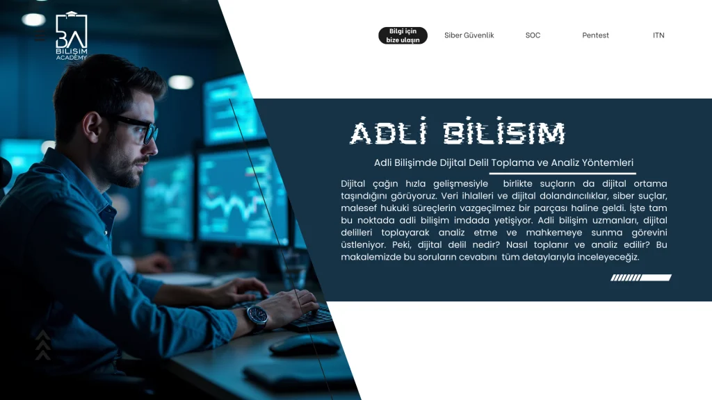 Adli Bilişimde Dijital Delil
